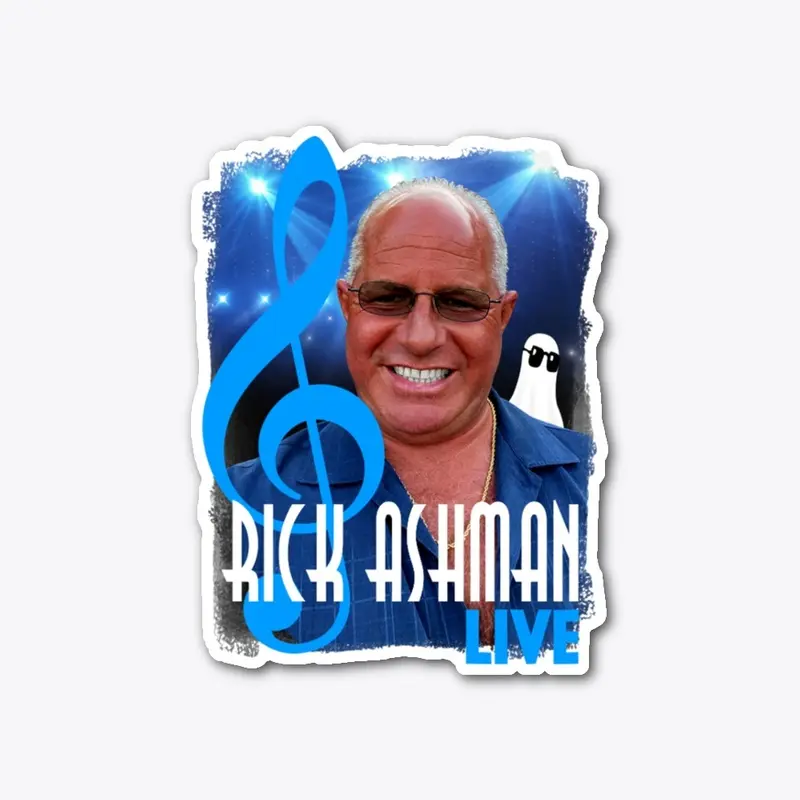 Rick Ashman Live and BOO Sticker